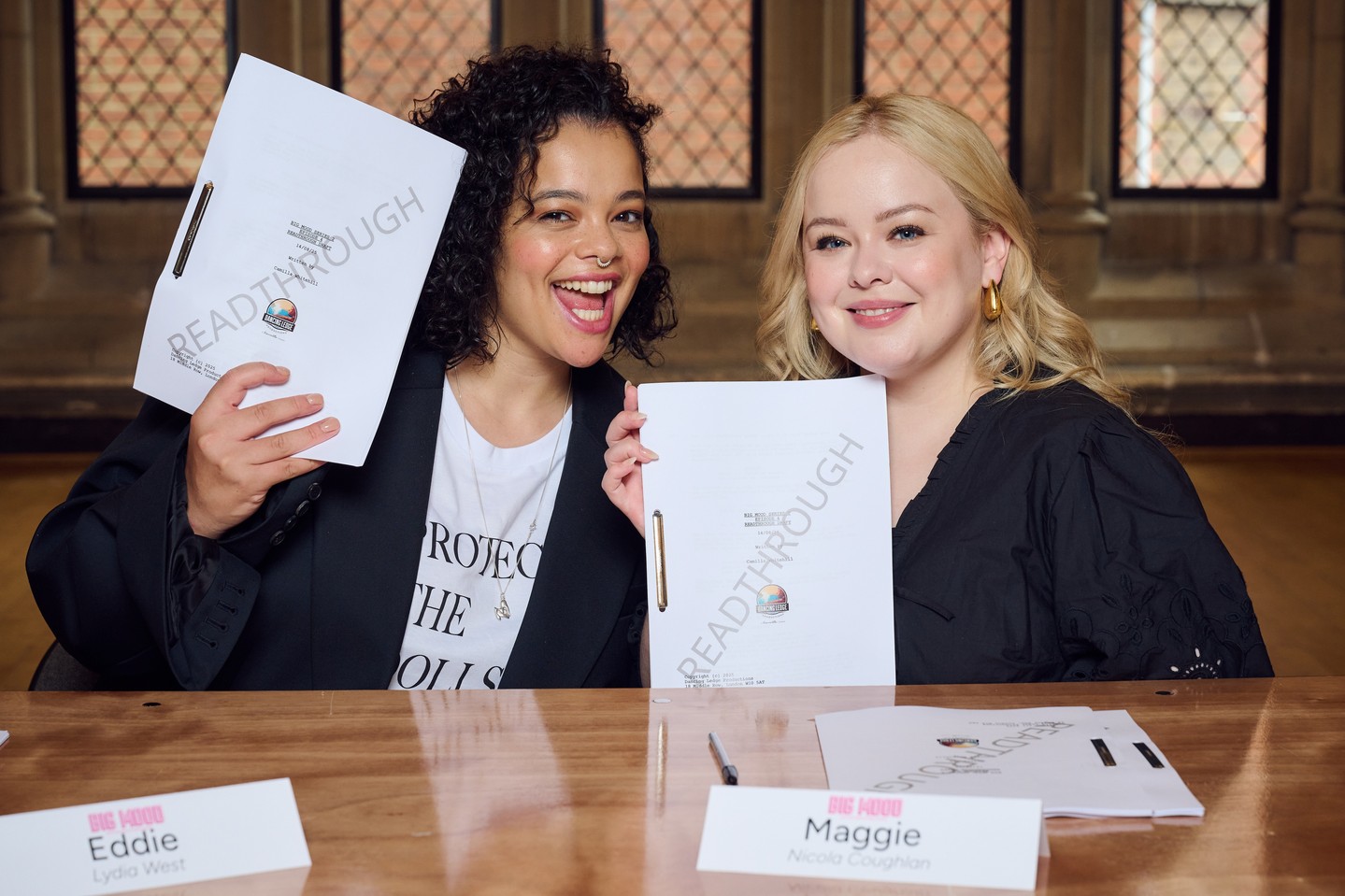 Instagram post by @lydiawestie for Hollywood Reporter. Caption reads: Exclusive: #NicolaCoughlan and #LydiaWest are....