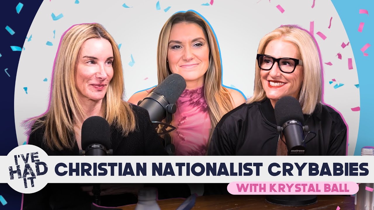 YouTube post by @ivehaditpodcast for Bombas. Caption reads: Christian Nationalist Crybabies.