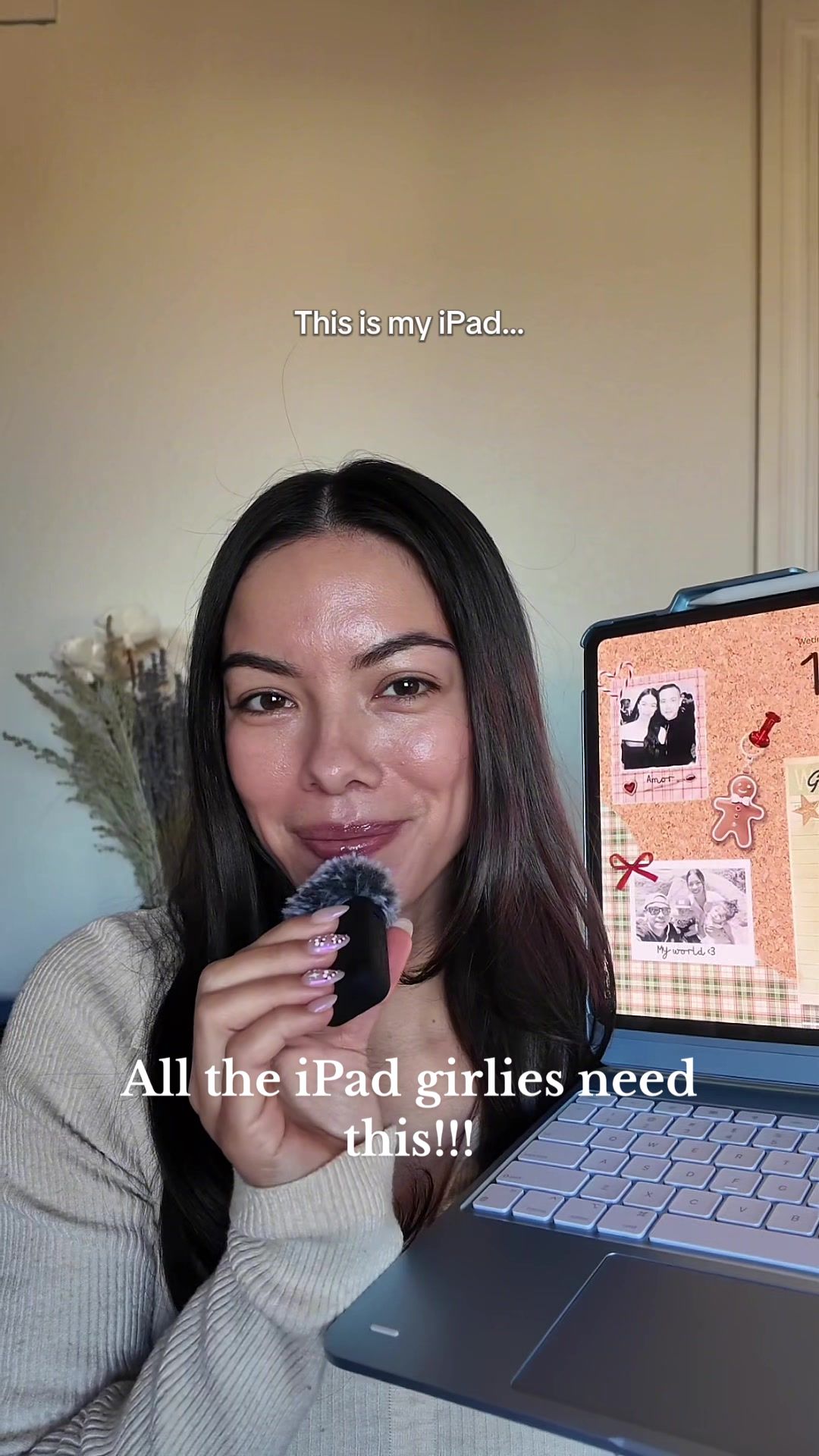 TikTok post by @justgessc for Typecase. Caption reads: [...] lately. Simple, functional, and cute.....