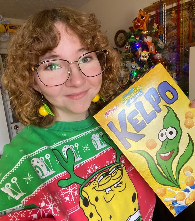 Instagram post by @_lakenzo_ for Kellogg's. Caption reads: I can now say that I’ve tried THE Kelpo Cereal....