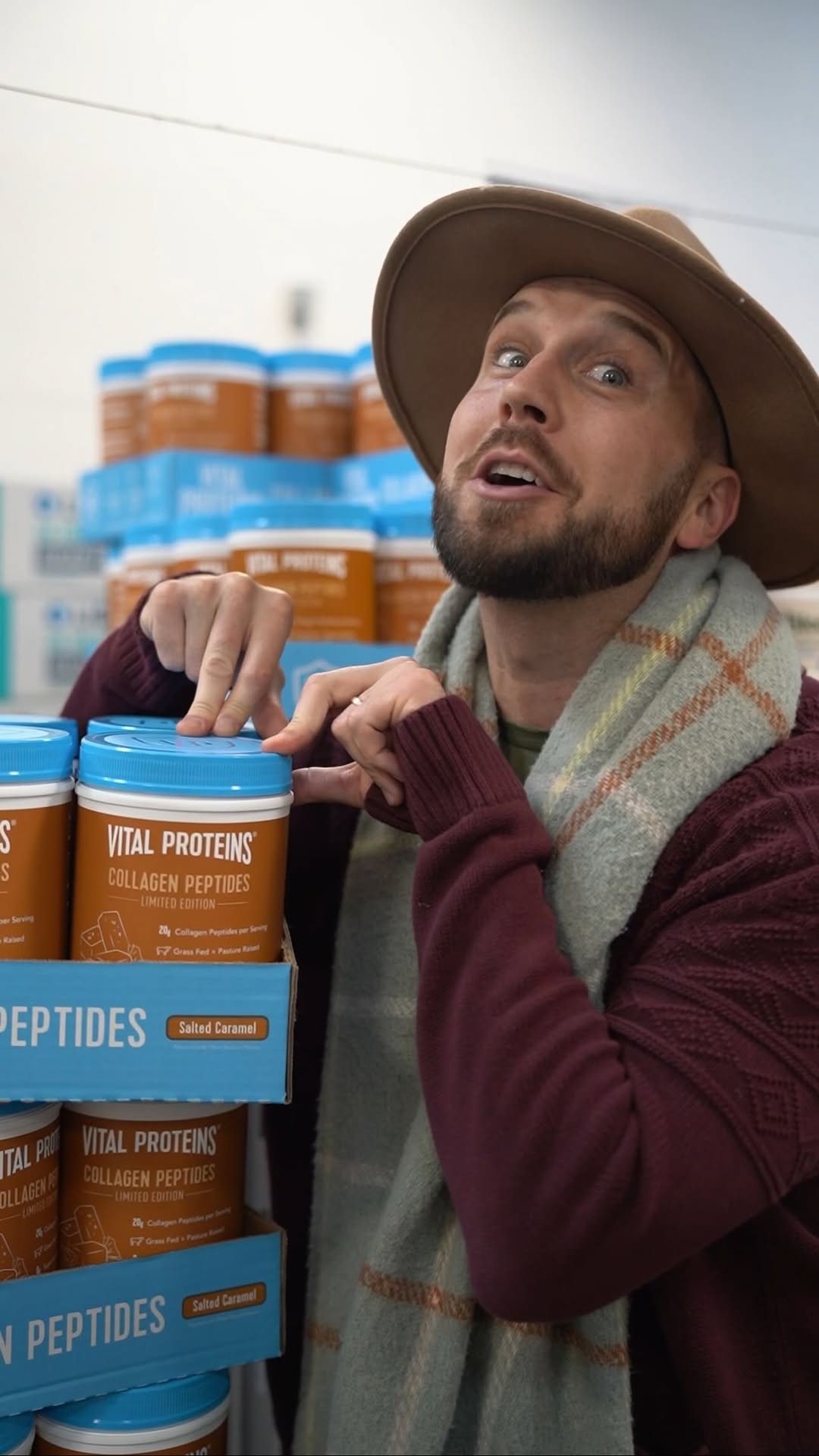 Instagram post by @treynkennedy for Vital Proteins. Caption reads: Girls shopping in the fall.. @vitalproteins salted....