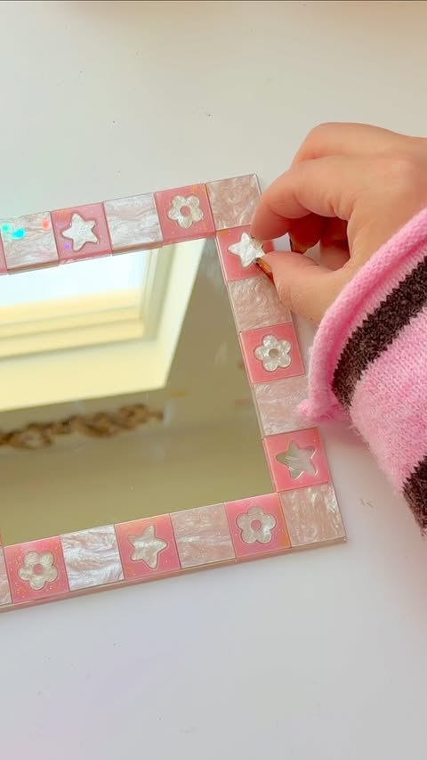 Instagram post by @lettersbyshells for Adobe Live Community. Caption reads: let’s edit this diy mirror video in partnership....