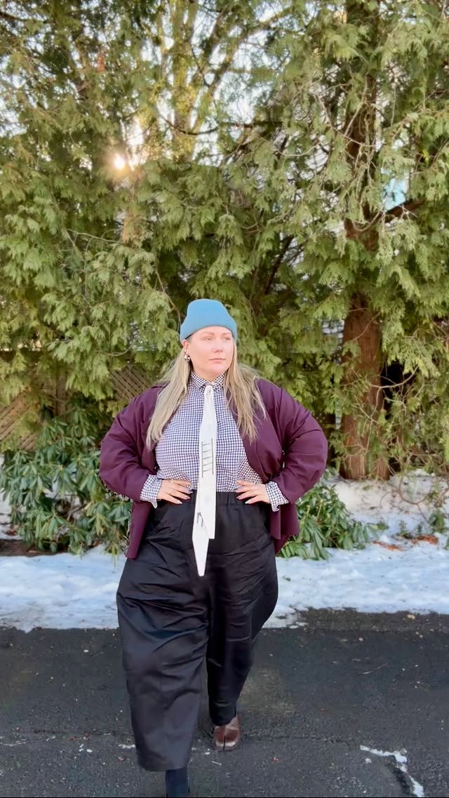 Instagram post by @cara_wengen_co for Tradlands. Caption reads: @tradlands sent me some lovely porch pants…so....