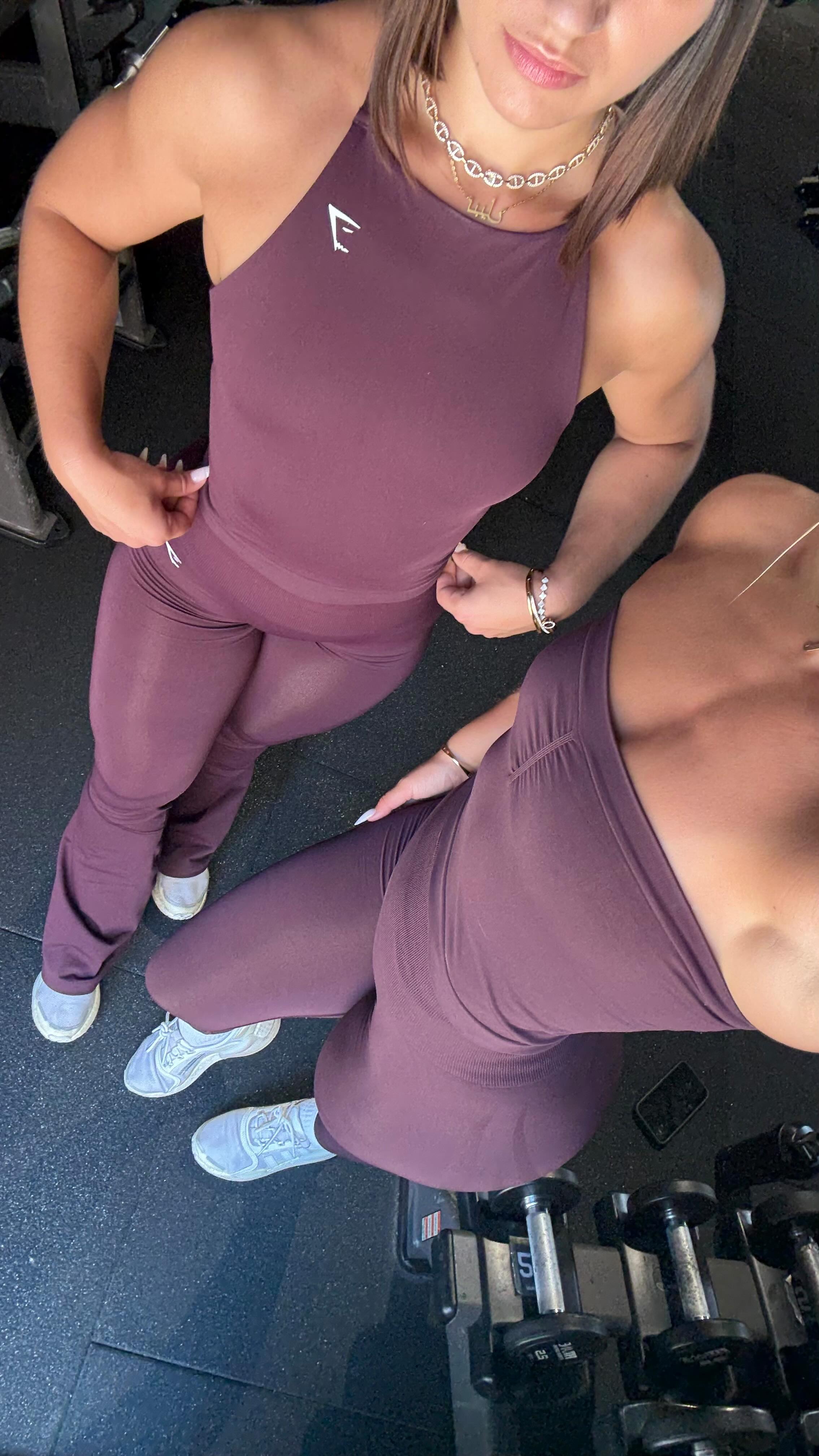 Instagram post by @twinsb_fit for Gymshark. Caption reads: Objectif TRACTIONS >>> 

On fait des tractions à....