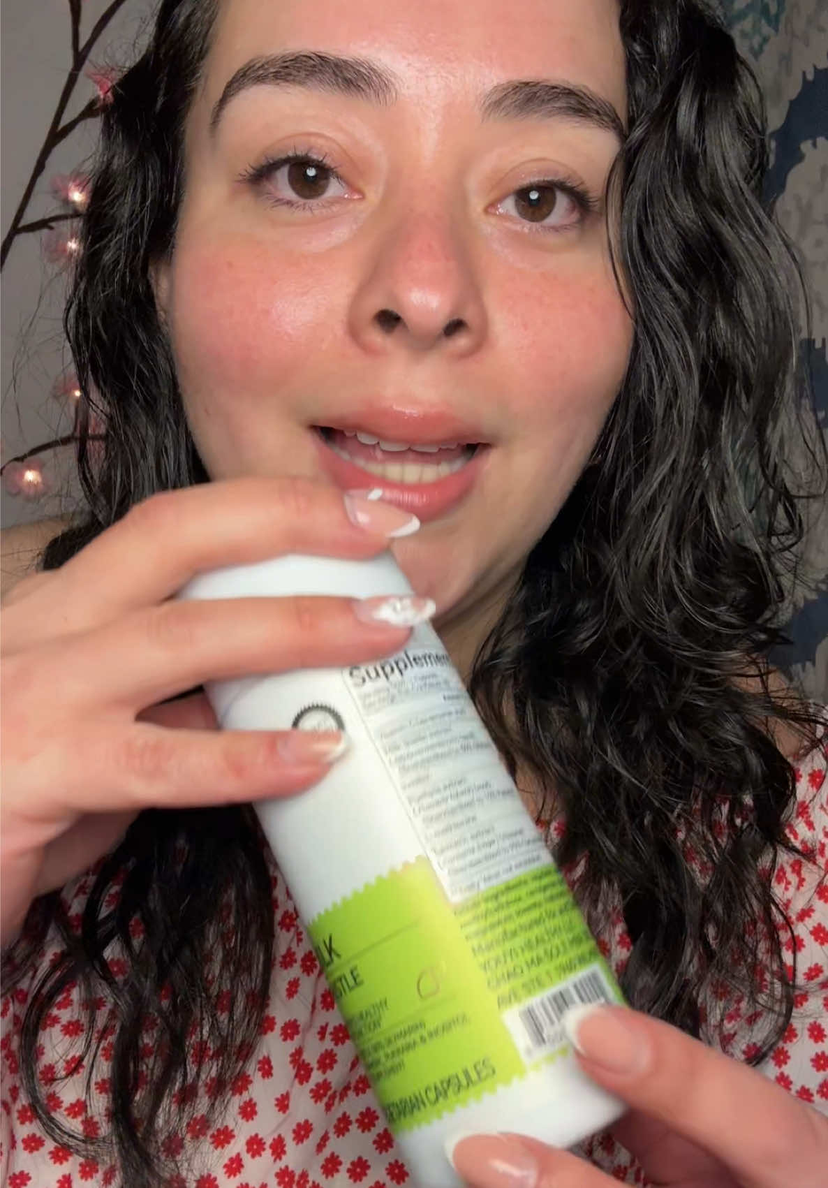 TikTok post by @mariajosevilla for Oxyenergy. Caption reads: @OXYENERGY.US #oxyenergy #milkthistle [...].