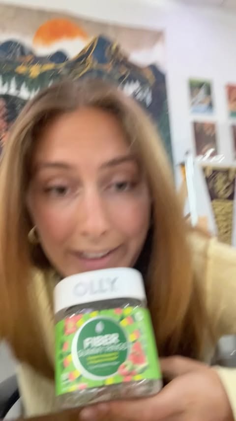 Instagram post by @makbarton for OLLY. Caption reads: #ad at least I have my hero @ollywellness....