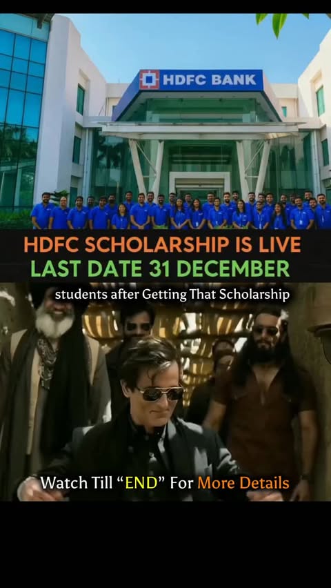 Instagram post by @banty_talks for HDFC Bank. Caption reads: Useful For Every Student 🤩Apply Fast 😍

{....