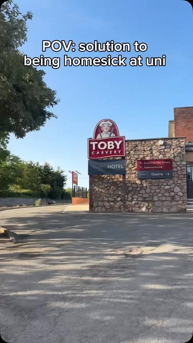 Instagram post by @alicekxtee for Toby Carvery. Caption reads: [...] ofc no better place to get it than....