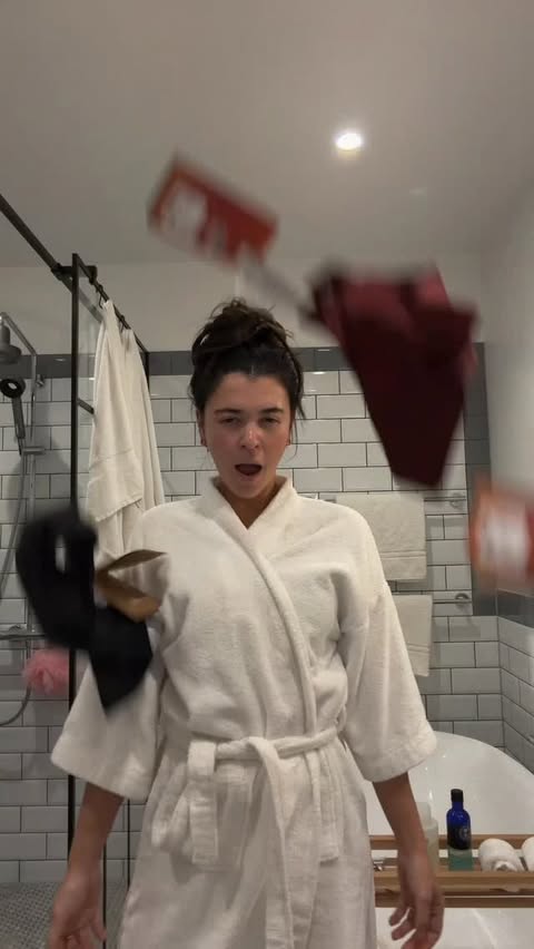 Instagram post by @mallurpaal for Modibodi. Caption reads: ad Modibodi x PUMA keeping me leak-proof, comfy....