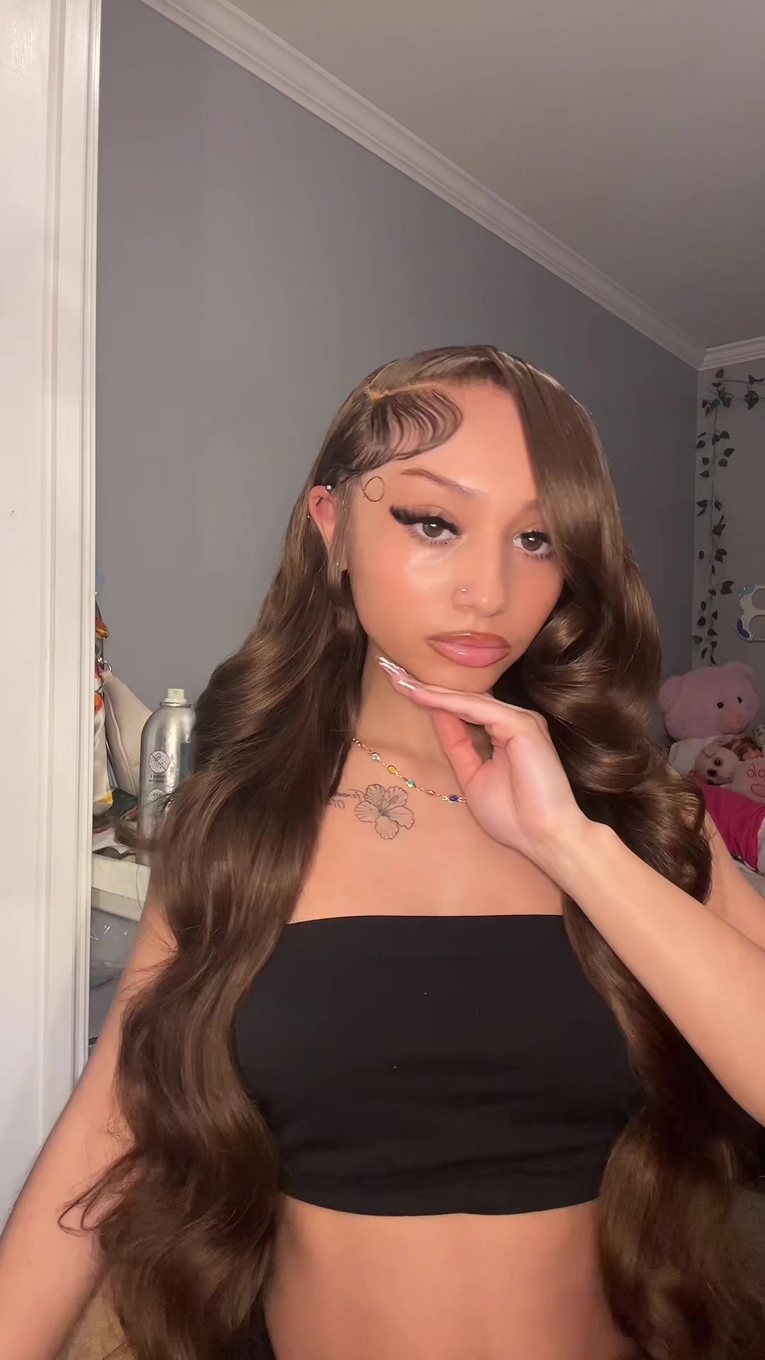 TikTok post by @iluvririii for Mamushow Hair Store. Caption reads: (posting again bc the link wasn’t working) this is....