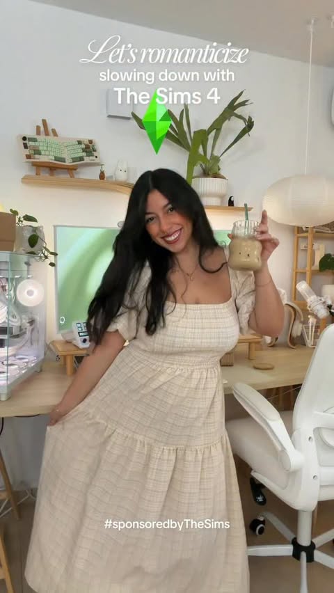 Instagram post by @dailyalissa_ for The Sims. Caption reads: [...] at last which means slowing down with The....