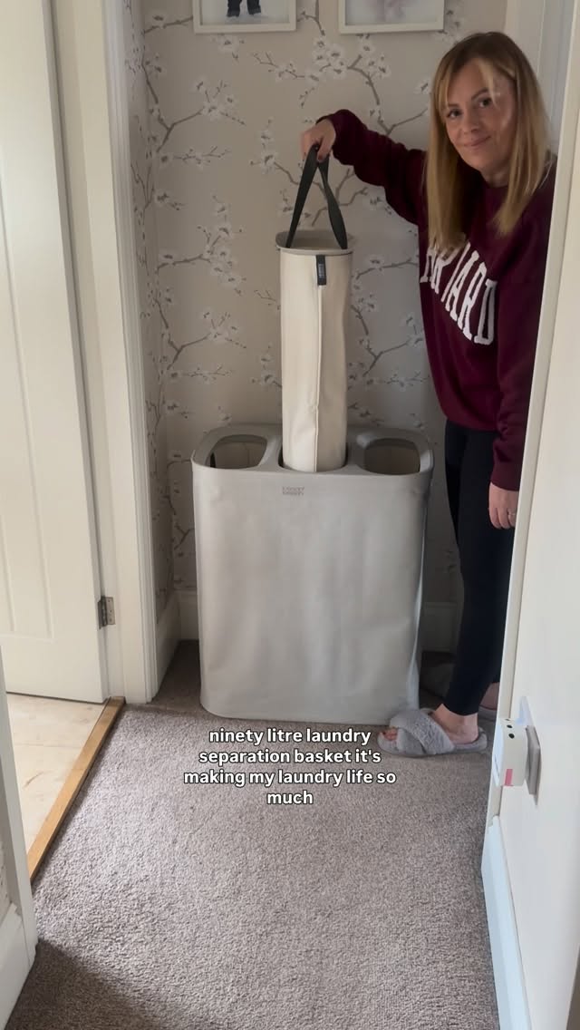 Instagram post by @maria_hewicks_home for Joseph Joseph. Caption reads: [...] of the endless washing 😅
The new....