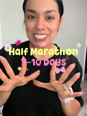 TikTok post by @alejandracalderaa0 for Running Girl. Caption reads: Top @RUNNING GIRL shorts @CRZ YOGA shoes. @Saucony....