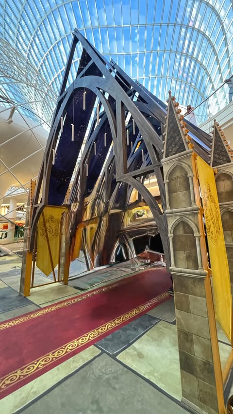 Instagram post by @melbournewithkidz for Chadstone. Caption reads: ✨ Harry Potter magic has taken over Chadstone…....