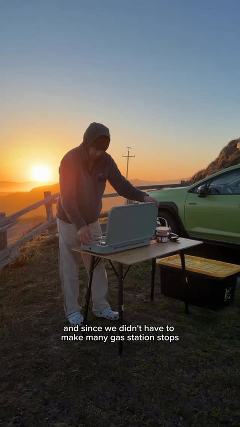 Instagram post by @davidsjeong for Subaru of America. Caption reads: Tailgating up the California coast with the....