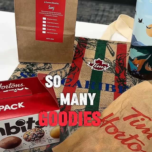 Instagram post by @b_sanjj for Tim Hortons. Caption reads: POV: You just walked into Canada’s very own Willy....