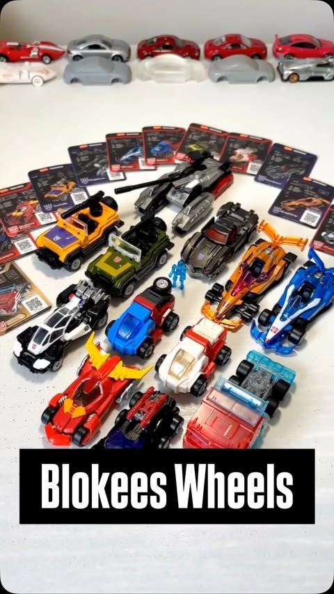Instagram post by @contourtoycars for Blokees. Caption reads: These new vehicles from @blokees.official are a....