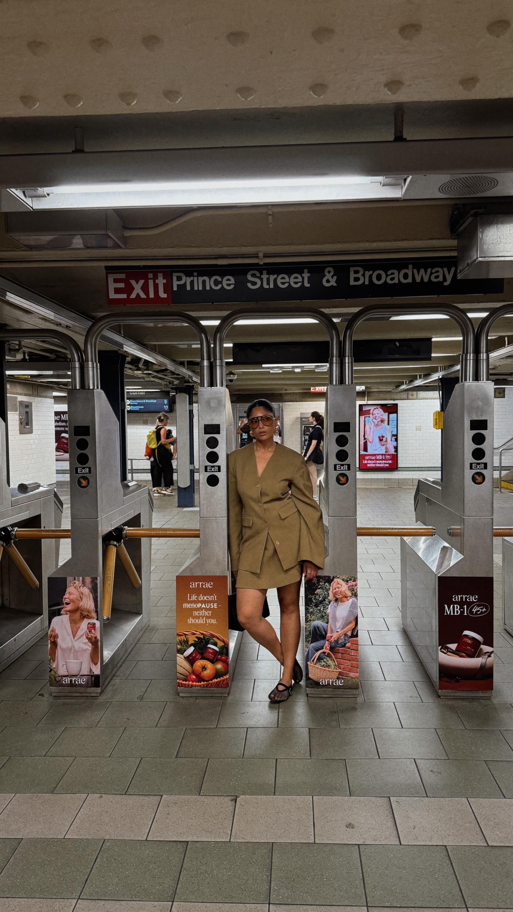 Instagram post by @siffhaider for Arrae. Caption reads: arrae ❤️’s new york! our new launch with pamela....