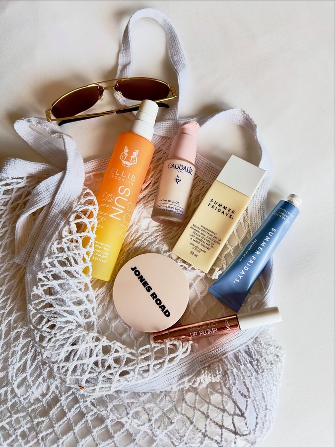 Instagram post by @evamm55 for Ellis Brooklyn. Caption reads: [...] @summerfridays @caudalie @ellisbrooklyn....