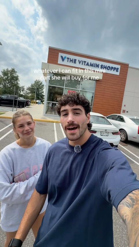 Instagram post by @anthonypertt for The Vitamin Shoppe. Caption reads: little did she know my stacking capabilities at....