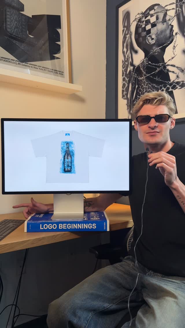 Instagram post by @spaceboycole for Coors Light. Caption reads: @coorslight Needs new merch.