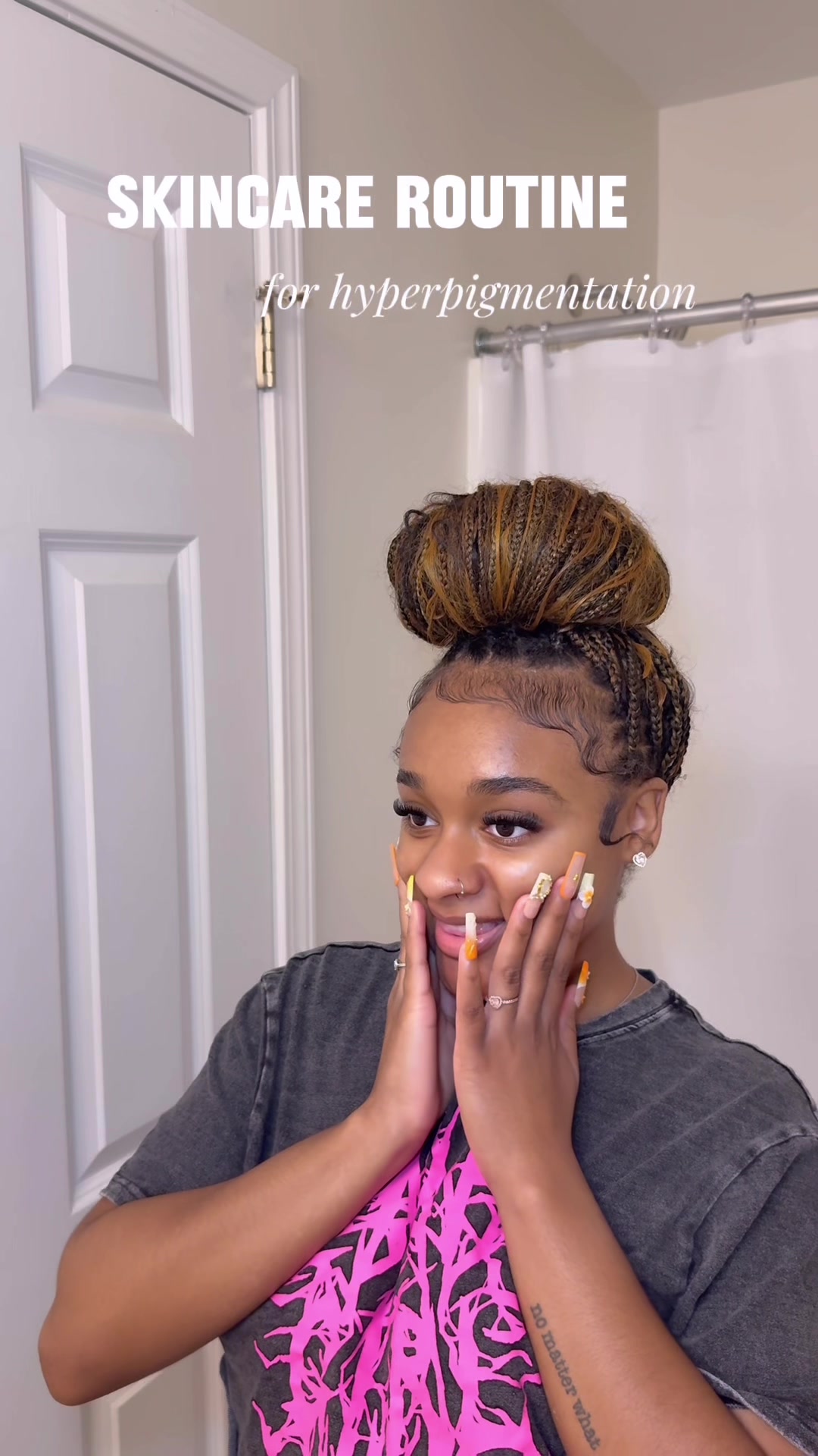 TikTok post by @they_loveshanti for Good Molecules. Caption reads: what product am i missing from my routine?? drop....