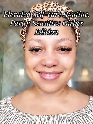 TikTok post by @the.glowstandard for COFIER Lashes. Caption reads: [...] Sensitive girlies. Part 1. Step 1. @Cofier....