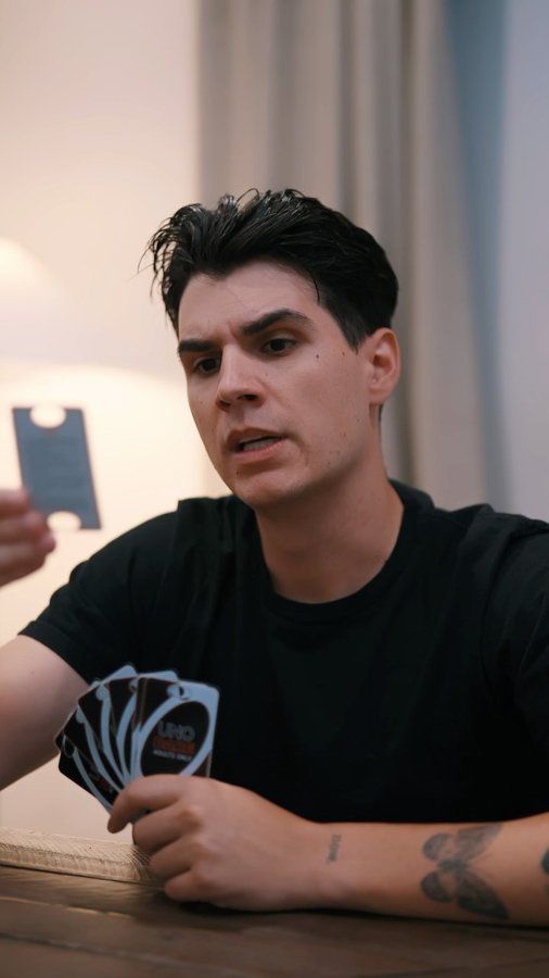 Instagram post by @christian for Unobravo. Caption reads: #ad They asked for a thirst trap face, and I....