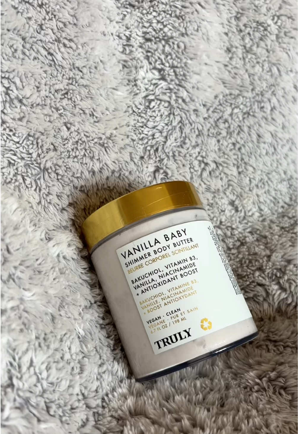 TikTok post by @caitlinxrebeccaaa for Truly Beauty. Caption reads: [...] @The Collective Agency UK TTS @Truly Beauty.