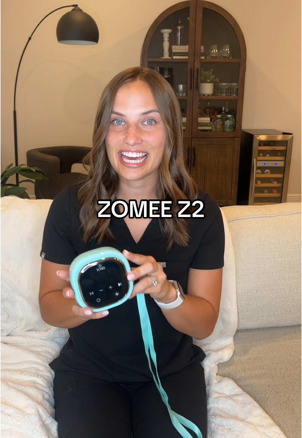 TikTok post by @kayleerabaja for Zomee. Caption reads: Let’s talk a bit more about the Zomee Z2. This is....