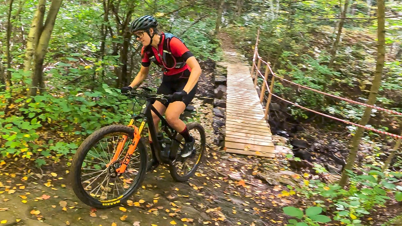 YouTube post by @sydandmacky for Skratch Labs. Caption reads: This is going to be the hardest race of the year....