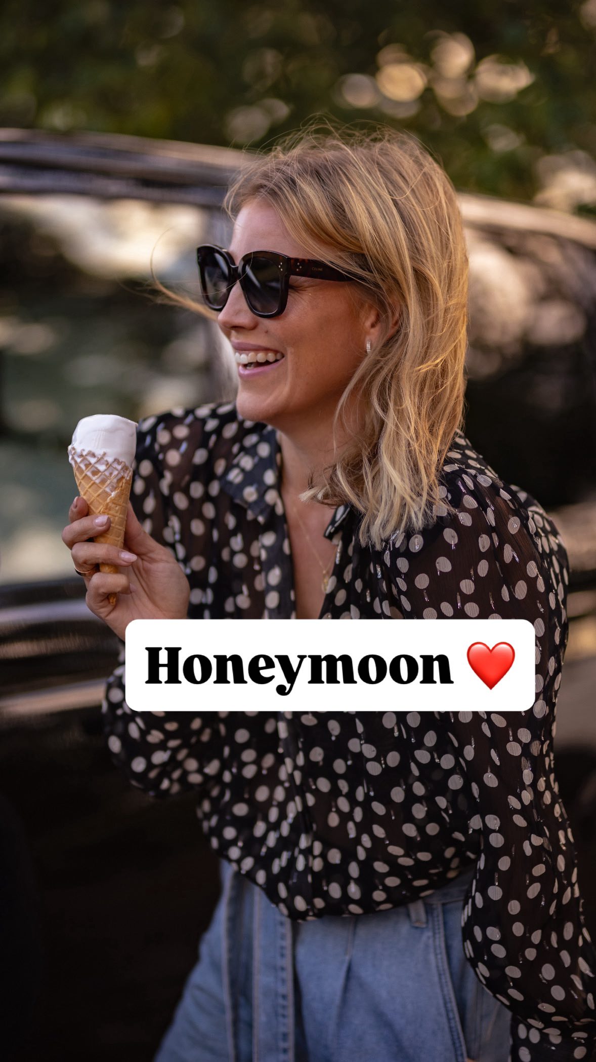 Instagram post by @docemilia for Land Rover. Caption reads: Honeymoon ❤️
Ad//ambassador @rangerover 

The....