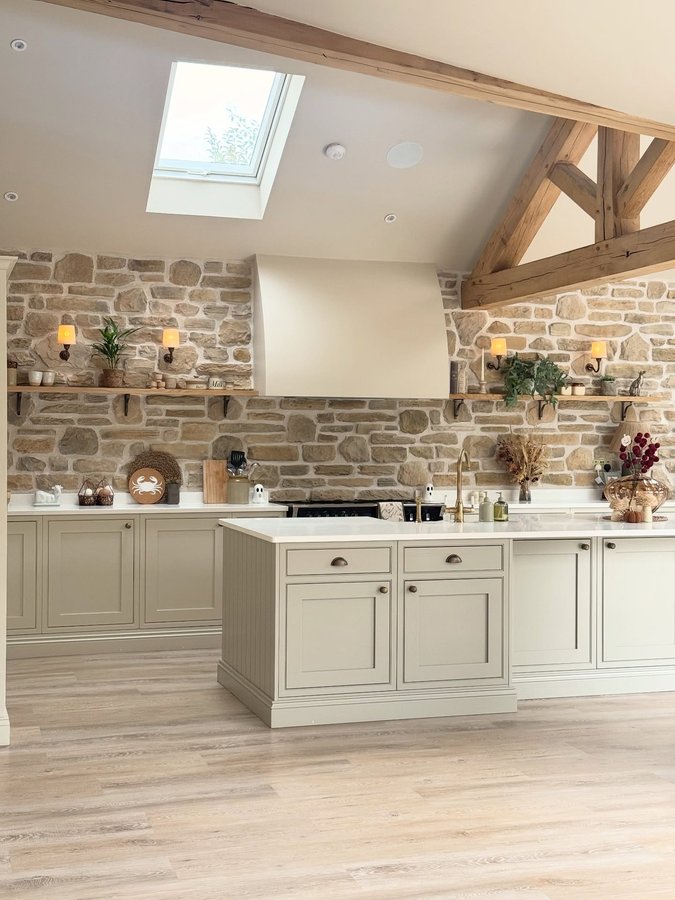 Instagram post by @no14hectorshouse for Dowsing & Reynolds. Caption reads: Soft light, natural textures, and our dream....