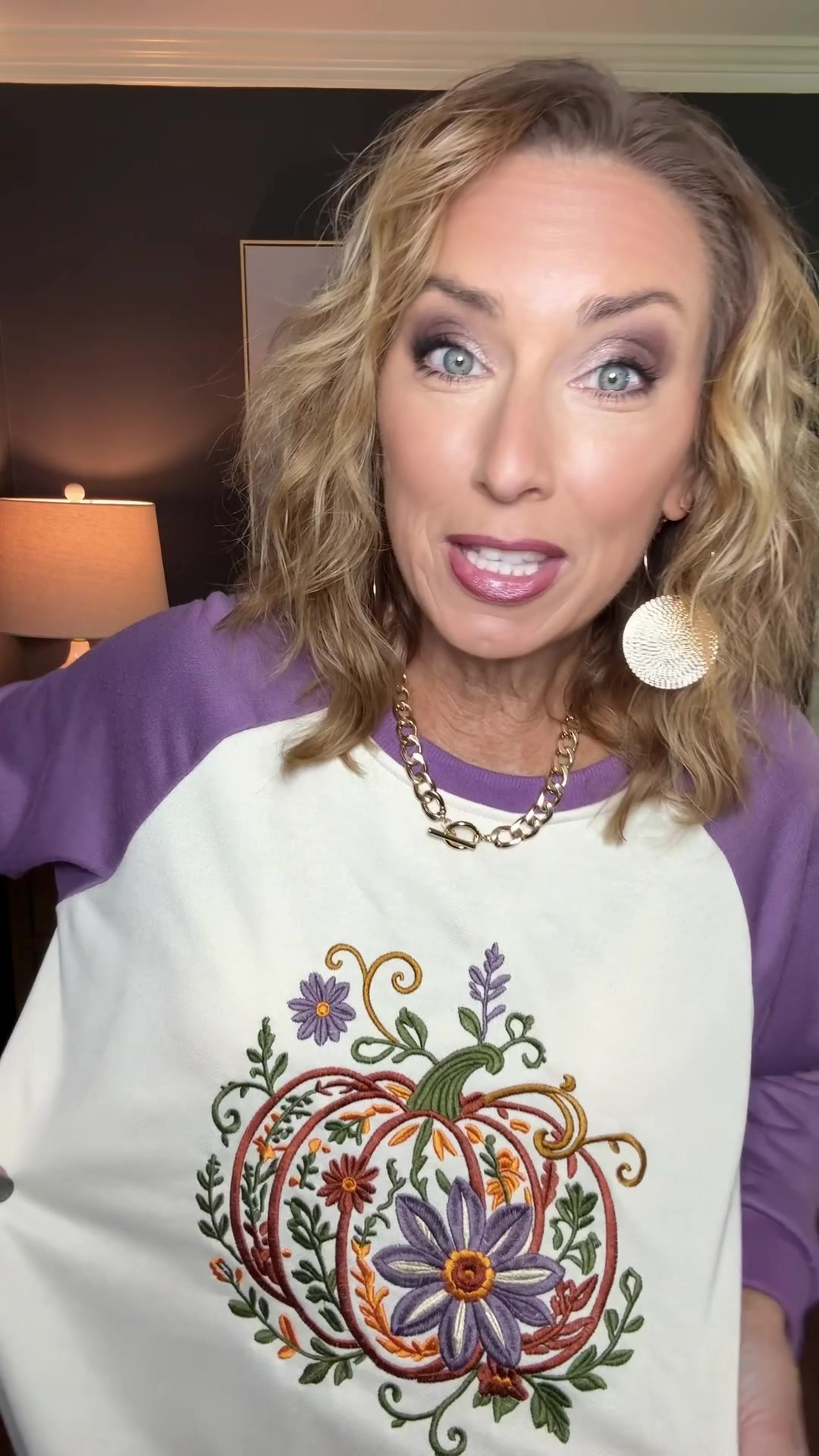 TikTok post by @hleigh74 for Cherrybetty. Caption reads: [...] #fashionover40 #tiktokover40 @Cherrybetty.