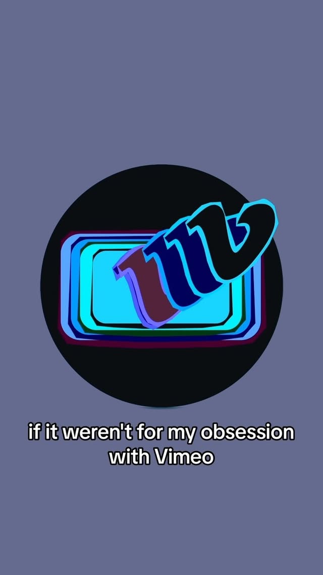 Instagram post by @kylemakesshortfilms for Vimeo. Caption reads: [...] I am today if it weren’t for my love of....