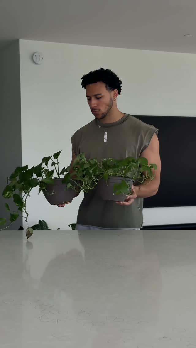 Instagram post by @xterrencebjr for Miracle-Gro. Caption reads: [...] but you can see the difference.....