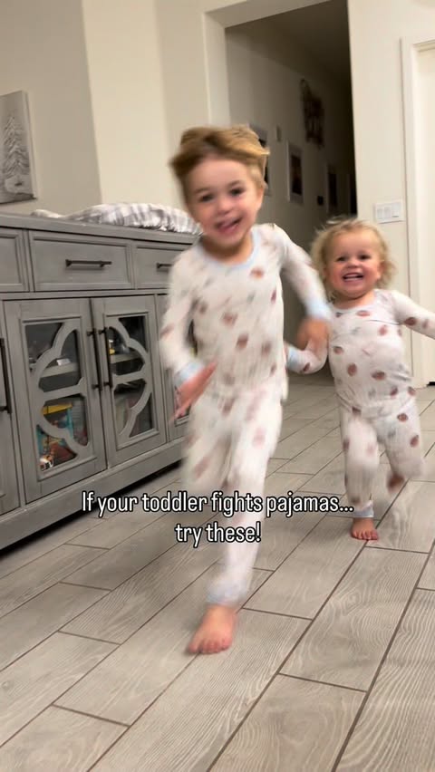 Instagram post by @baby_logiebear for Caden Lane. Caption reads: [...] argue over pajamas every night. These....