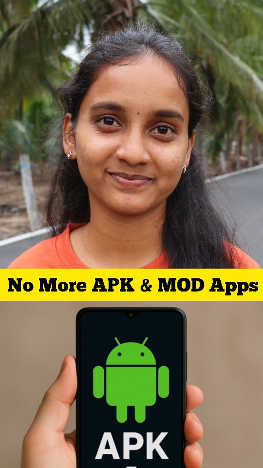 Instagram post by @poorni_ak for Android. Caption reads: Share with Android phone users✅ commen your....