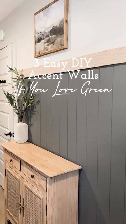 Instagram post by @surryplace for Sherwin-Williams. Caption reads: I mean, green is basically a neutral. Go bold with....