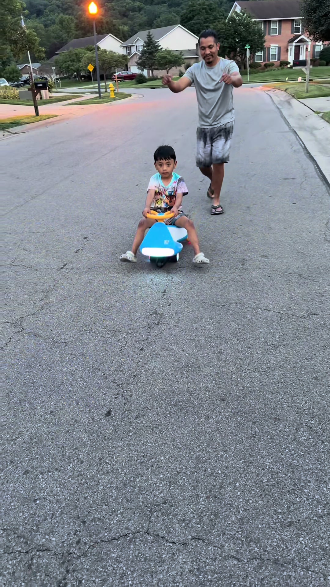 TikTok post by @rohanraymonrojan091521 for FanttikRide. Caption reads: [...] Sports & Outdoor Play Ride-on....