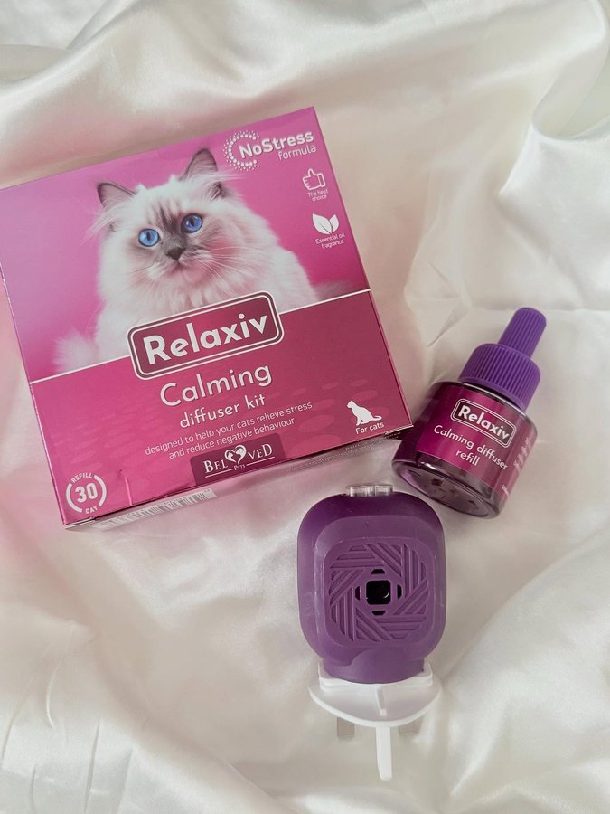 Instagram post by @testandreview2024 for Beloved Pets. Caption reads: 🐾✨ Say goodbye to kitty chaos and hello to calm....