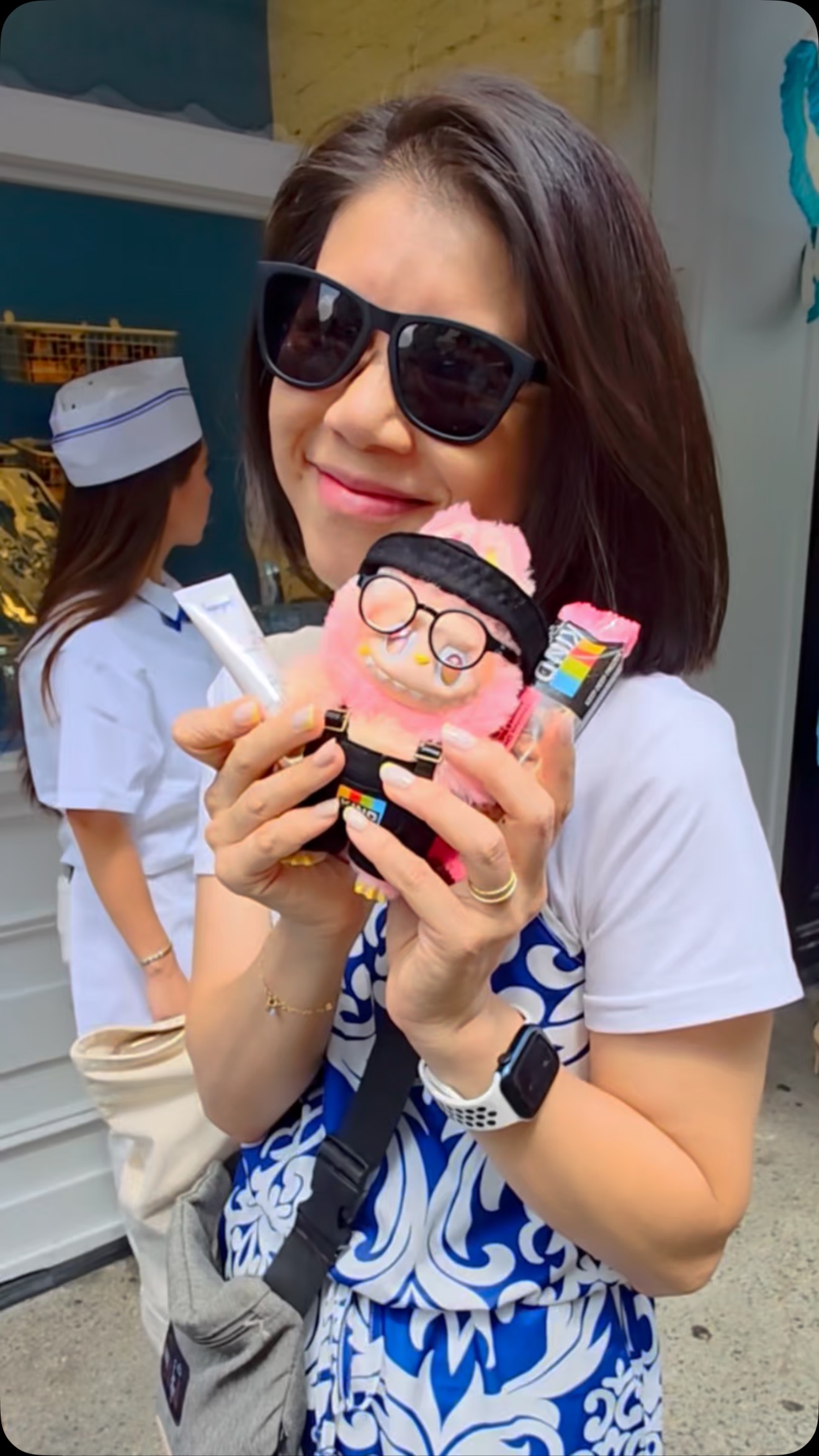 Instagram post by @nycxpo2bee for KIND Snacks. Caption reads: It’s the coolest bar in town, literally....