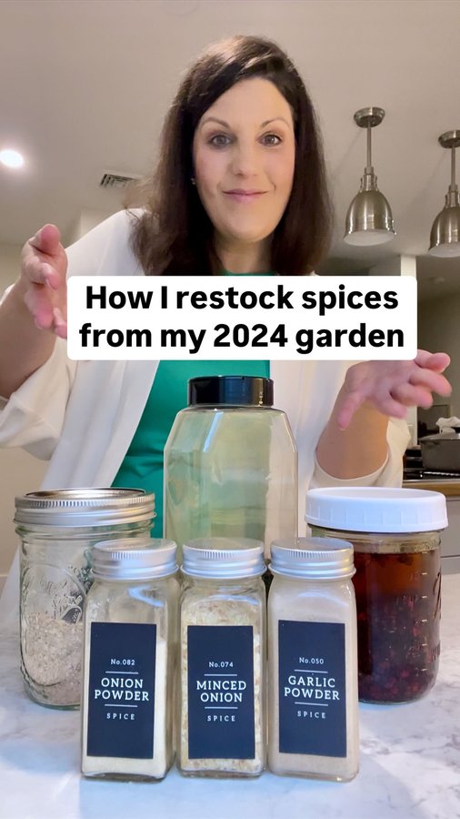 Instagram post by @ashleyandtheapron for Wallaby Goods. Caption reads: [...] in September, and sealed them in....