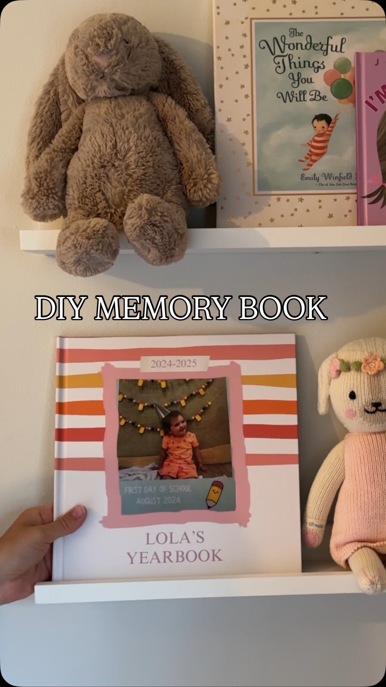 Instagram post by @megank_home for Mixbook. Caption reads: A fun and creative way to pull all of those school....