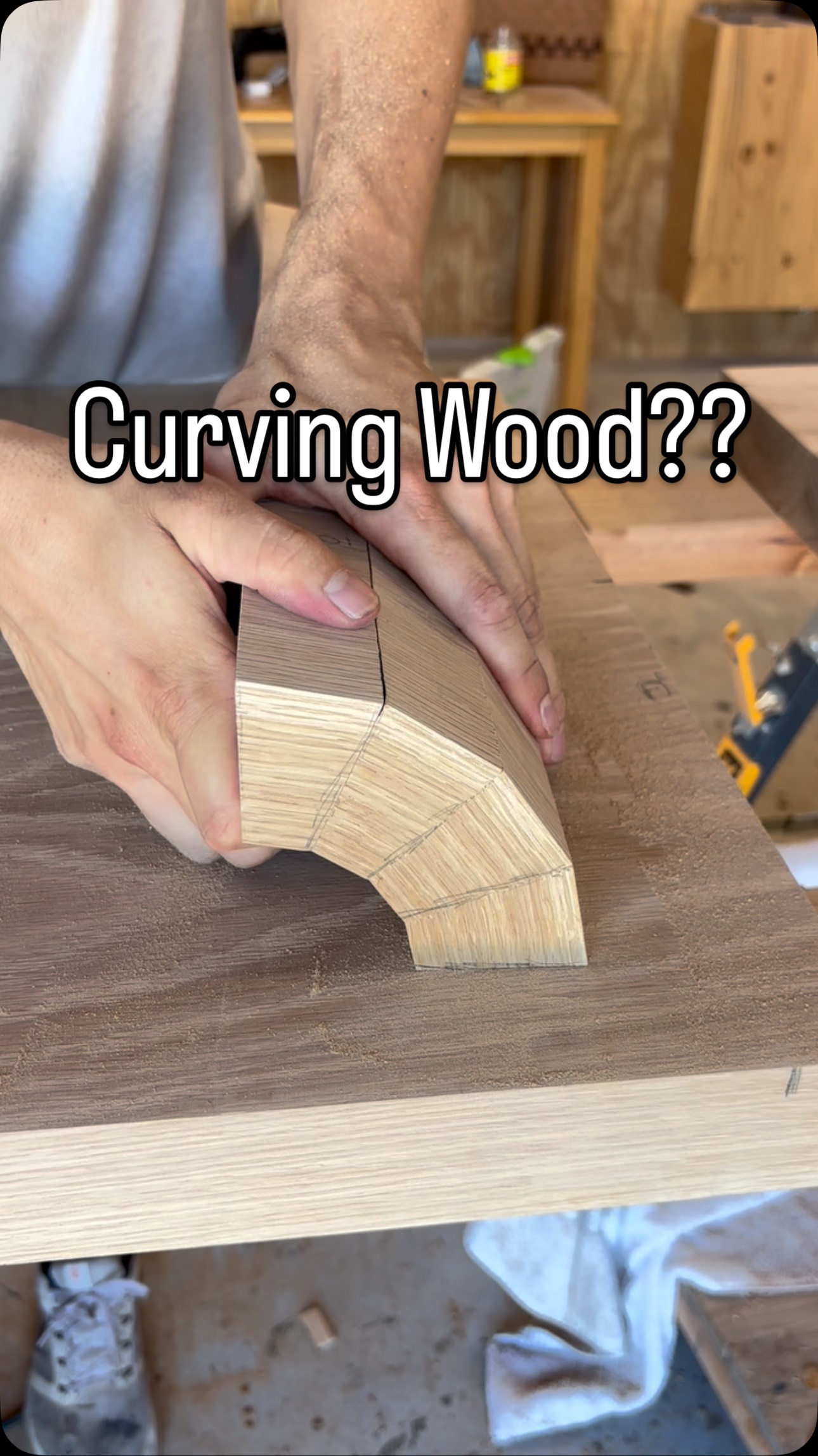 Instagram post by @outer_woods for Festool USA. Caption reads: Mesmerizing isn’t it?

With the right tools and....