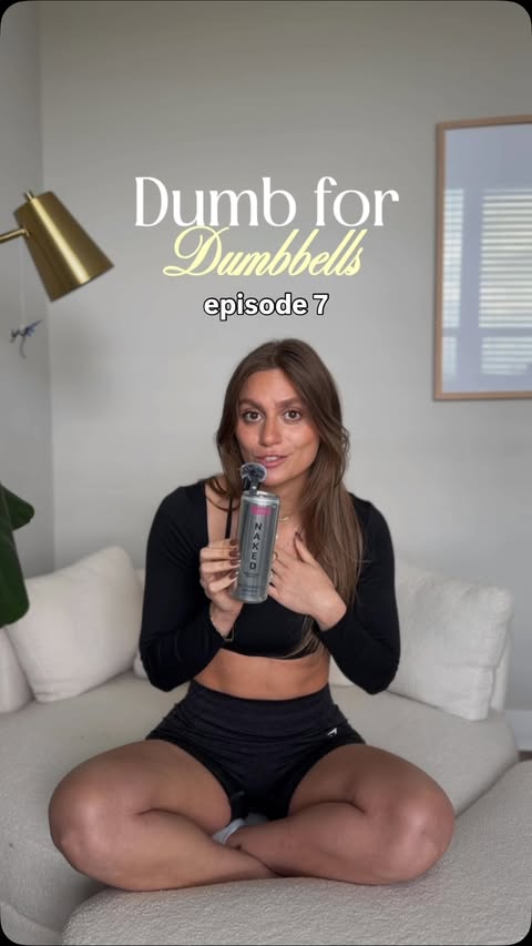 Instagram post by @chloeabz for Naked Nutrition. Caption reads: [...] into the gym so much easier! ft.....