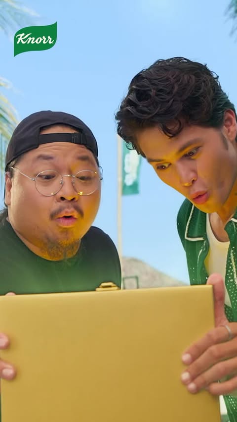 Instagram post by @kyleecharri for Knorr Philippines. Caption reads: Ready na kaya mag-liempo date si Kyle Echarri sa....
