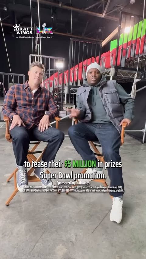 Instagram post by @chethinks for DraftKings. Caption reads: [...] as the live bets are placed on....