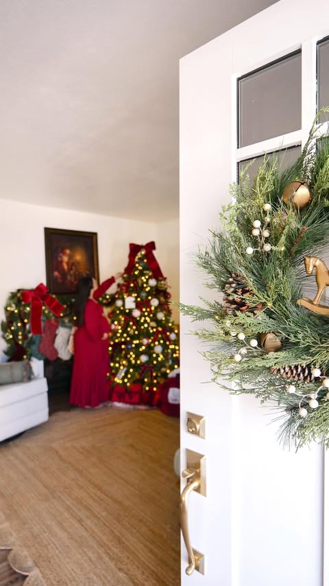 Instagram post by @amandawarren__ for Pottery Barn Kids. Caption reads: ✨ After three long years without a fireplace,....