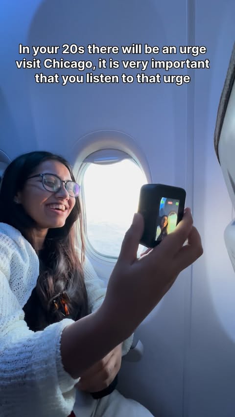 Instagram post by @indiafinity for Visit The USA. Caption reads: Chicago feels like one of those American stories....